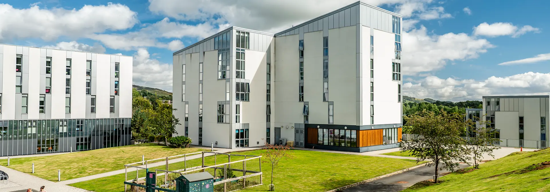 Jean Muir Student Village, halls of residence at the Borders Campus in Galashiels