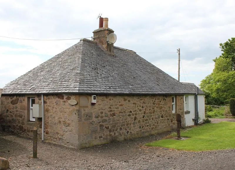The West Lodge is the oldest lodge on campus Stone bungalow