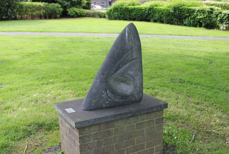 Limestone statue
