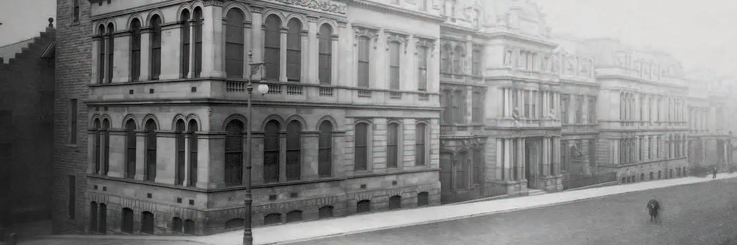 Watt Institution and School of Arts building on Chambers Street, Edinburgh circa late 19th Century