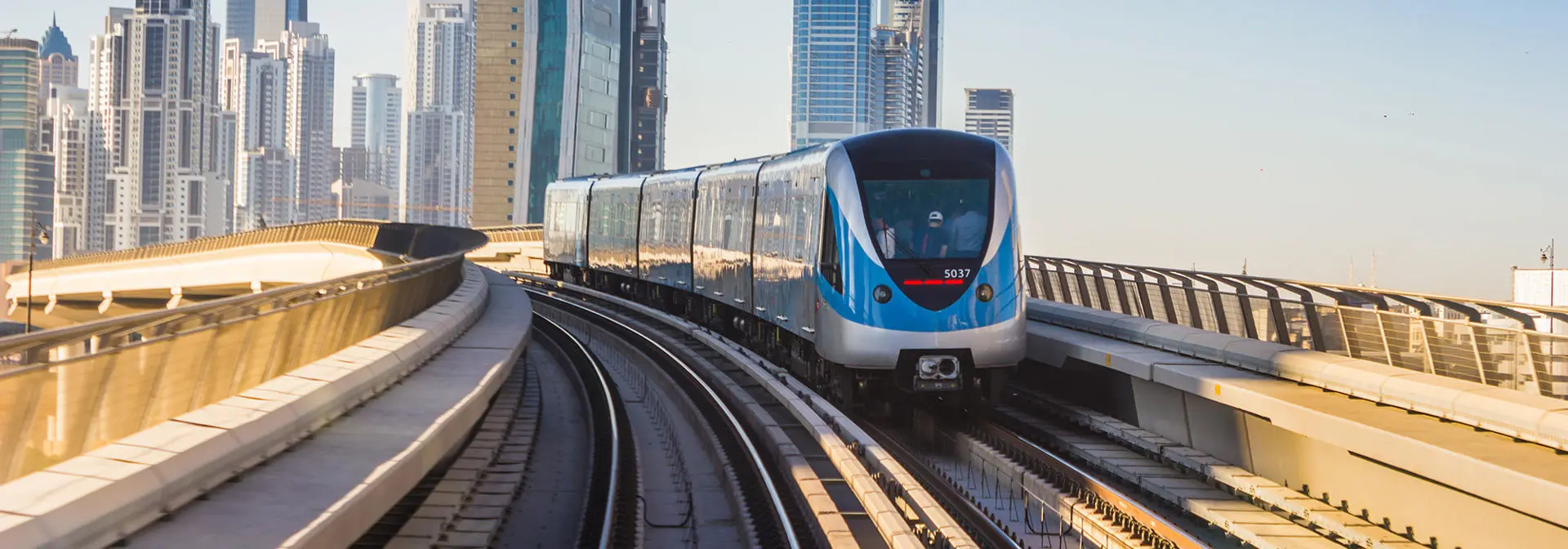 Metro in Dubai.