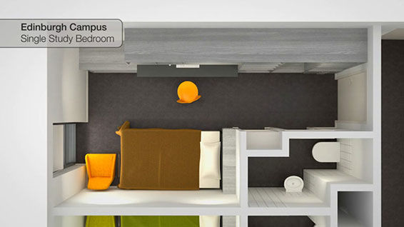 Bedroom floor plan