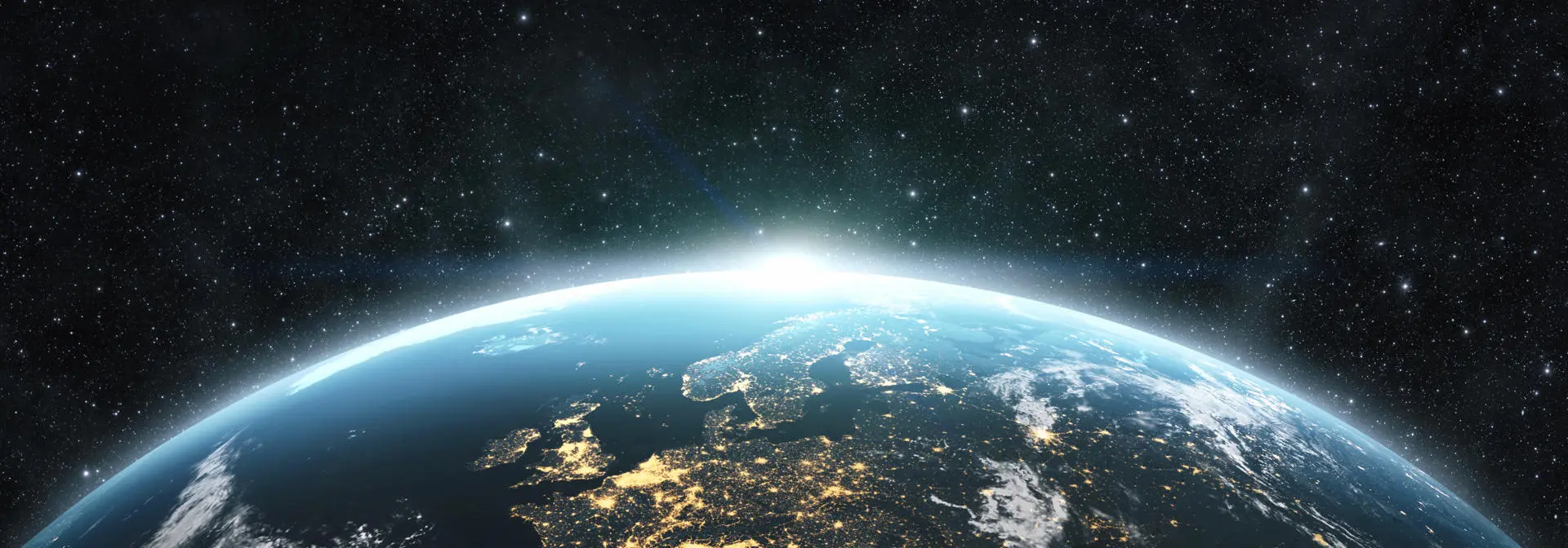 The globe from space