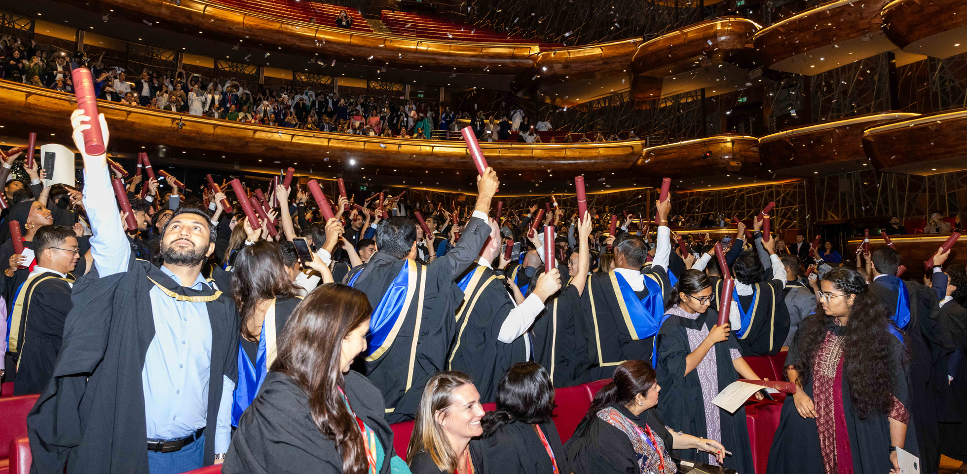 Graduation ceremony in Dubai Opera House