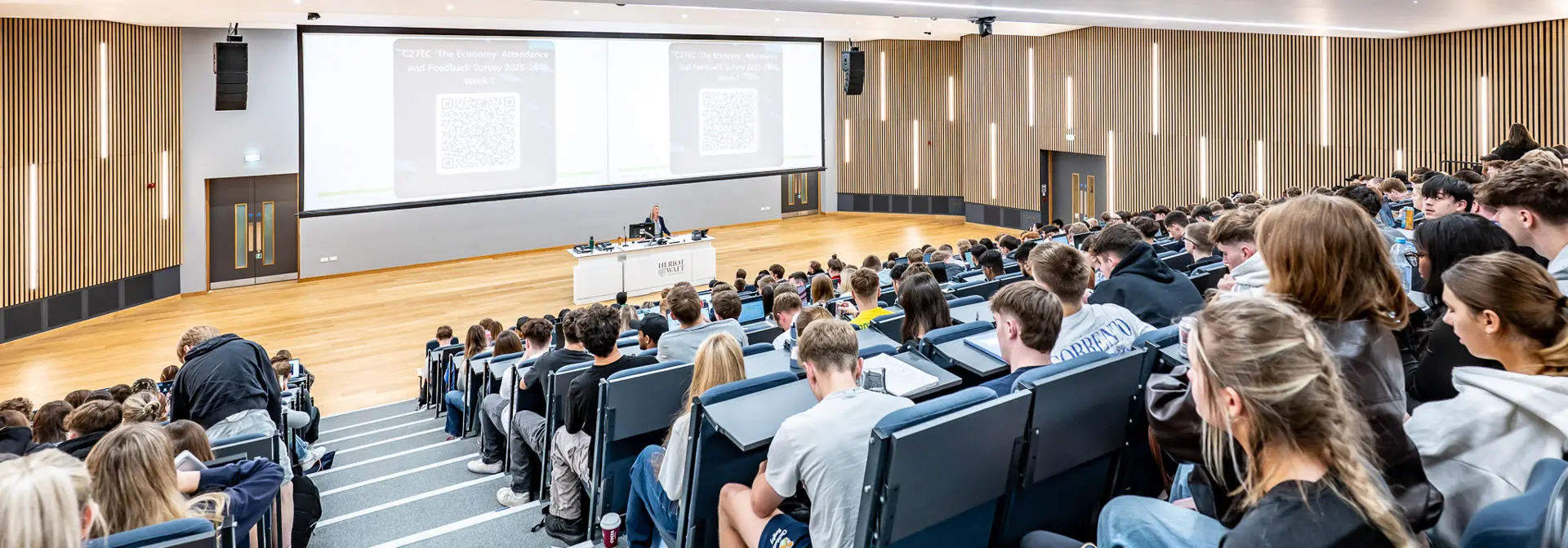 Students having a lecture
