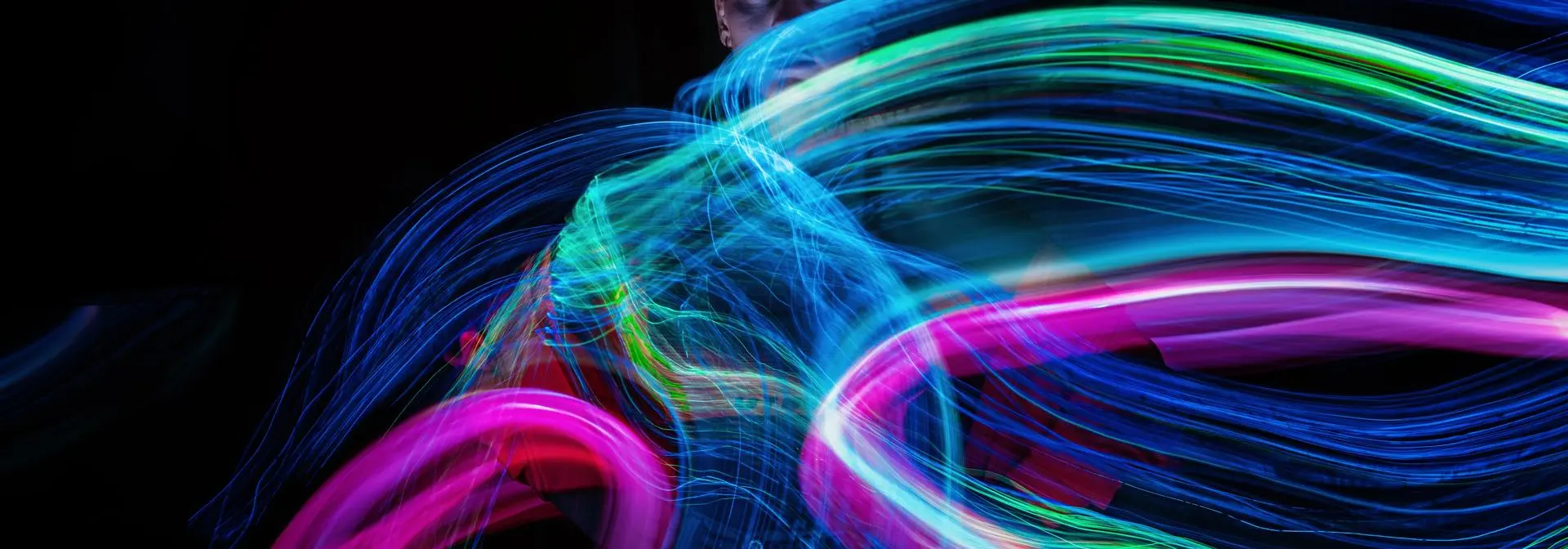 abstract image of light flares