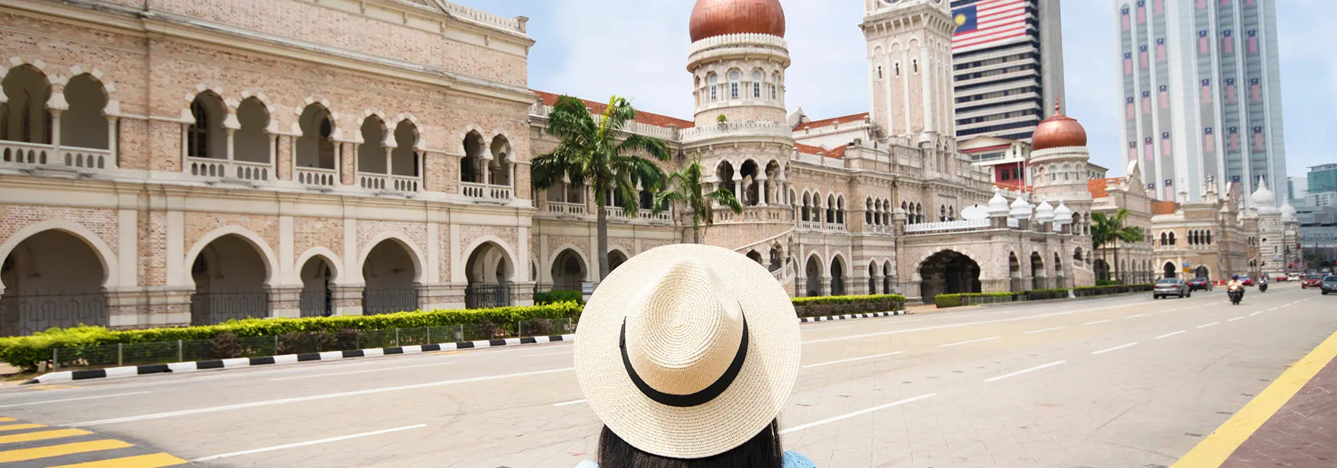 A student in Kuala Lumpur.