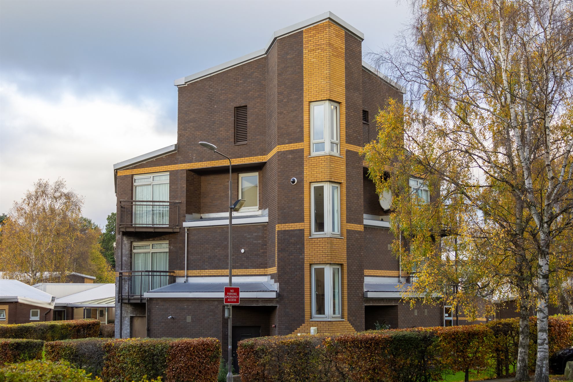 Photography of Edinburgh campus visitor accommodation.