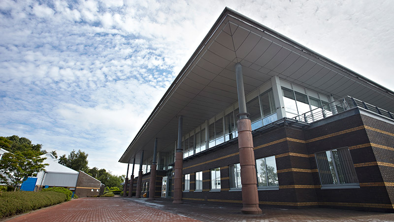 Edinburgh Business School building, exterior, day