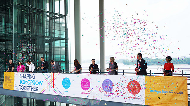 group of staff at the strategy 2025 launch