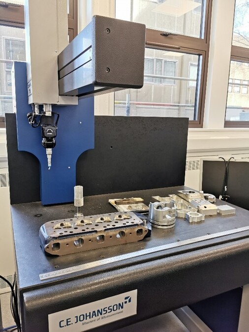 Precision measurements of manufactured or prototyping parts